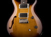 PRS CE24 Semi-Hollow Black Amber with Gig Bag