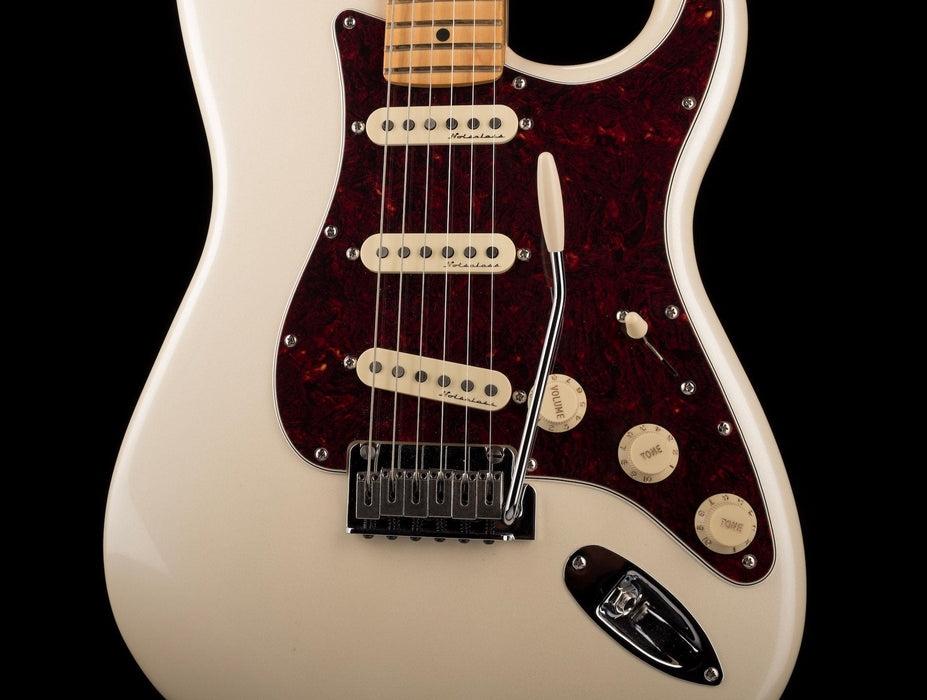 Used Fender Player Plus Stratocaster Olympic Pearl with Gig Bag