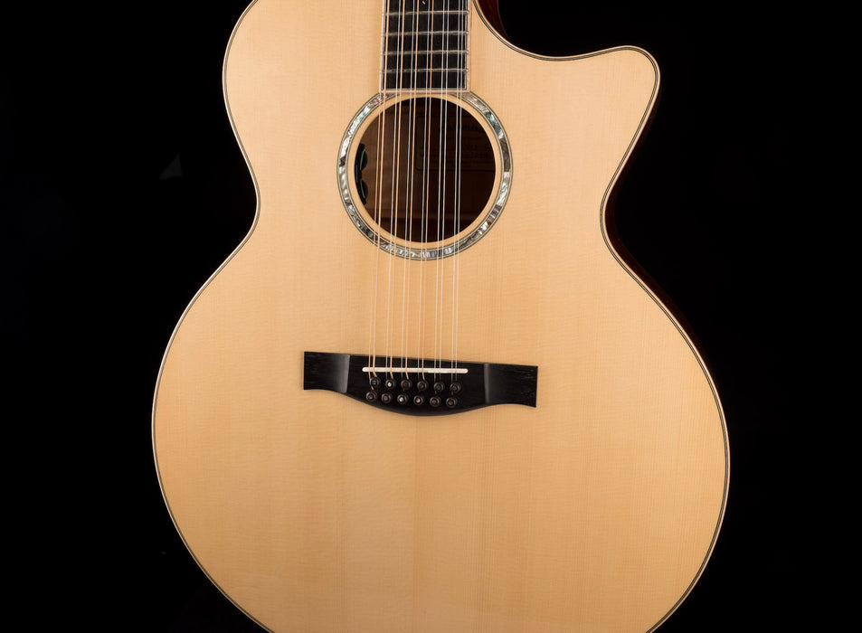 Pre Owned 2013 Eastman AC630CE-12 Natural 12-String With HSC - Jeffrey Foskett Collection