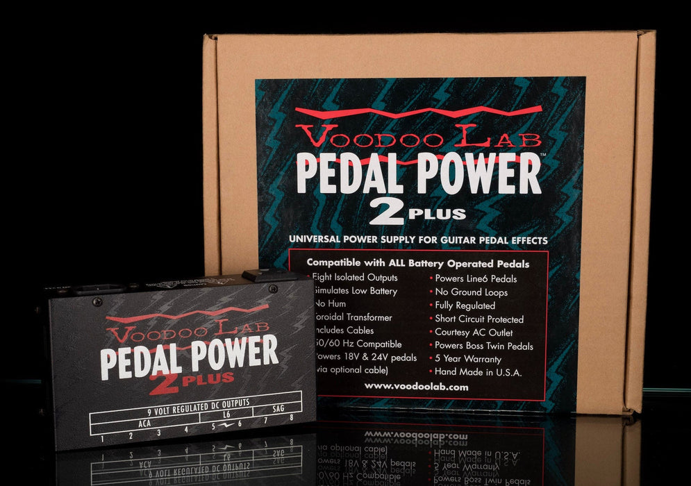 Used Voodoo Lab Pedal Power 2 Plus Power Supply Guitar Effect Pedal With Box