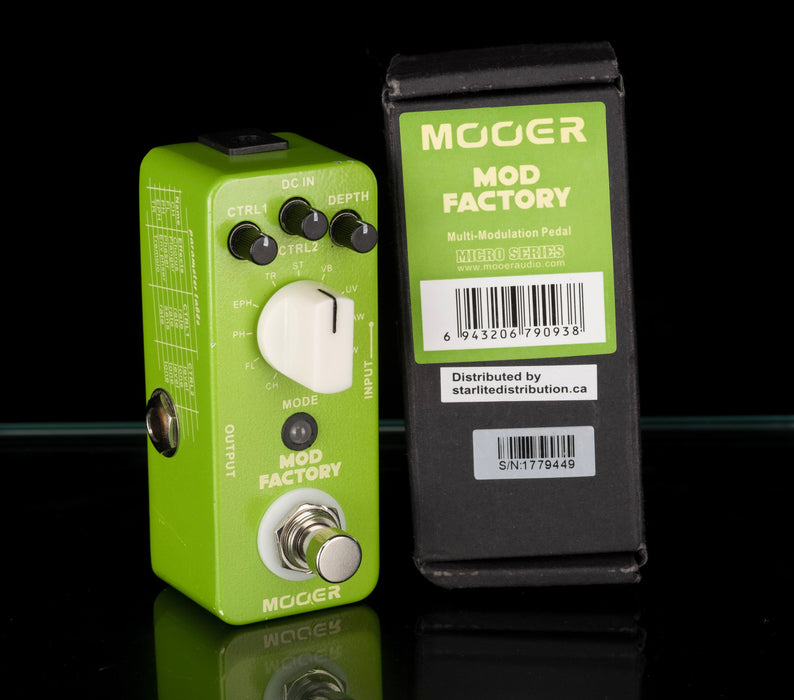 Used Mooer Mod Factory Guitar Effect Pedal WIth Box