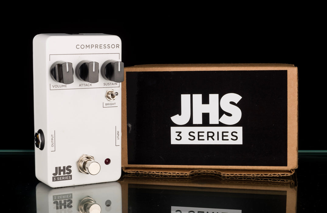 Used JHS 3 Series Compressor Guitar Effect Pedal With Box