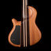 Mayones Cali4 Bass 17.5" Scale  Myrtlewood Figured Top/Mahogany Body Trans Natural Finish with Case