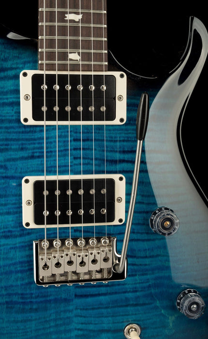 PRS CE24 Semi-Hollow Custom Color Sapphire Smokeburst Electric Guitar