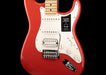 Fender Limited Edition Deluxe Player Strat HSS Fiesta Red Electric Guitar With Matching Headcap