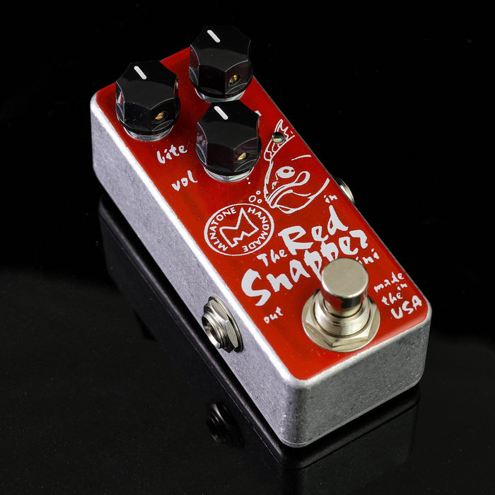 red snapper guitar pedal Menatone Red Snapper Mini Overdrive Guitar Effect Pedal — Truetone Music