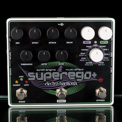 Used Electro-Harmonix SuperEgo Synth Guitar Effect Pedal With Box - 2