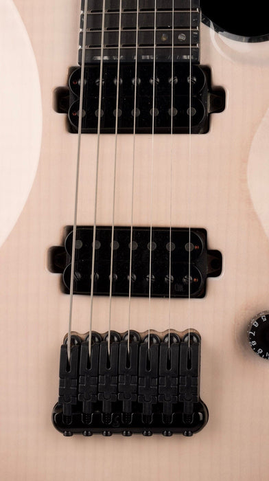 Used Mayones Regius Core 7 Trans White with OHSC