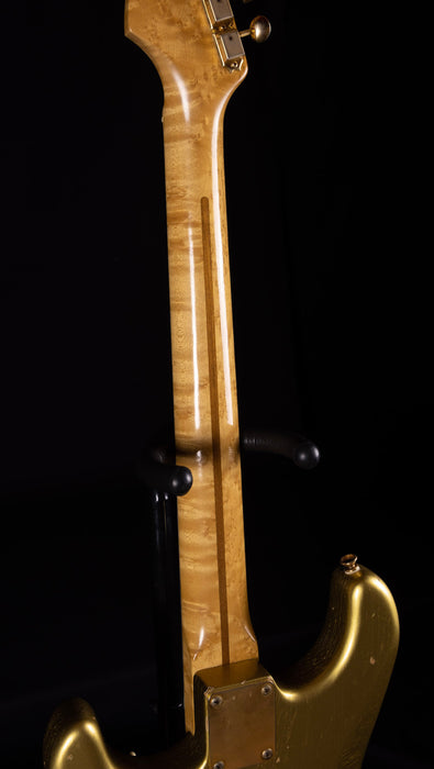 Used '96 Fender Custom Shop 50th Anniversary Diamond Dealer Stratocaster Cunetto Relic Aztec Gold