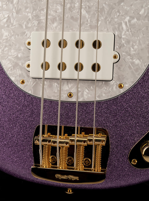 Ernie Ball Music Man StingRay Special Amethyst Sparkle Roasted Maple With Case