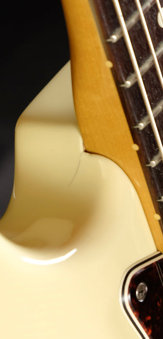 Used 1991 Fender Custom Shop 1969 Reissue Stratocaster Olympic White Electric Guitar With HSC