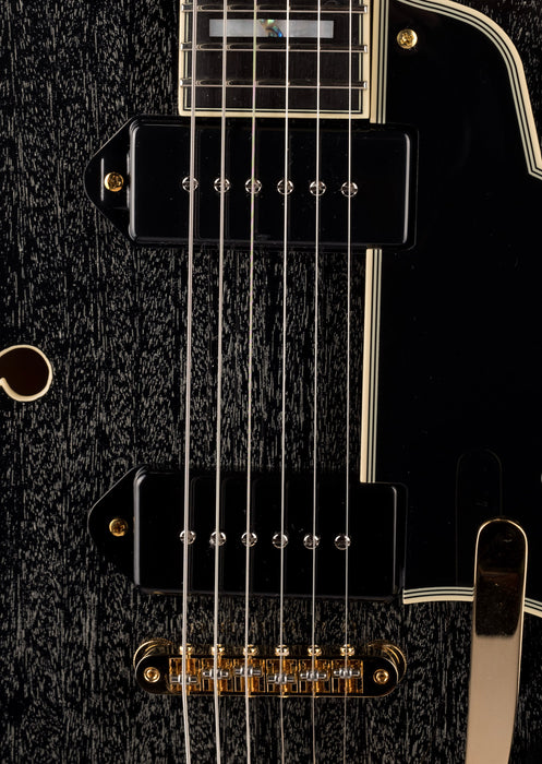 Pre Owned D'Angelico Excel '59 Black Dog With Tremolo With OHSC