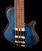 Mayones Cali4 Bass Mahogany Body 3A Flame Maple Top Trans Blue
