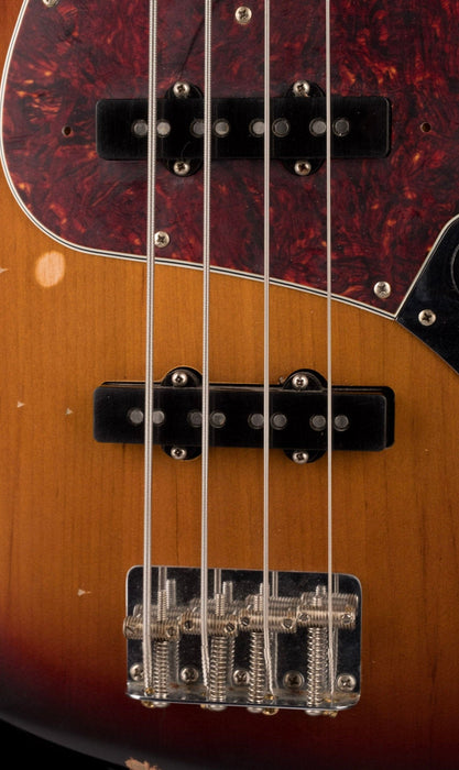 Used Fender 60th Anniversary Road Worn Jazz Bass 3-Tone Sunburst with OHSC
