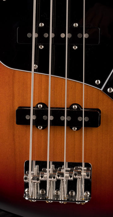 Used 2019 Fender American Performer Jazz Bass 3-Tone Sunburst with Case