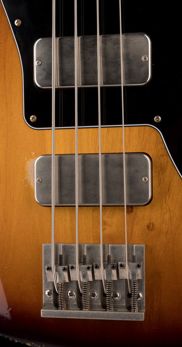 Fano Oltre JM4 Bass Medium Distress Tobacco Burst with Gig Bag