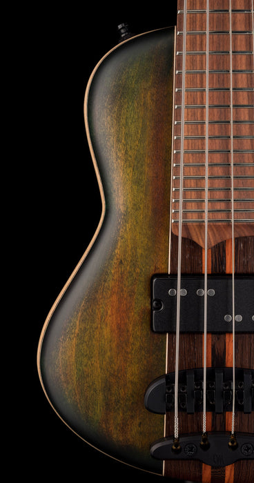 Mayones Cali4 Flame Maple TEW Top Trans Custom Color Matt Finish with Case