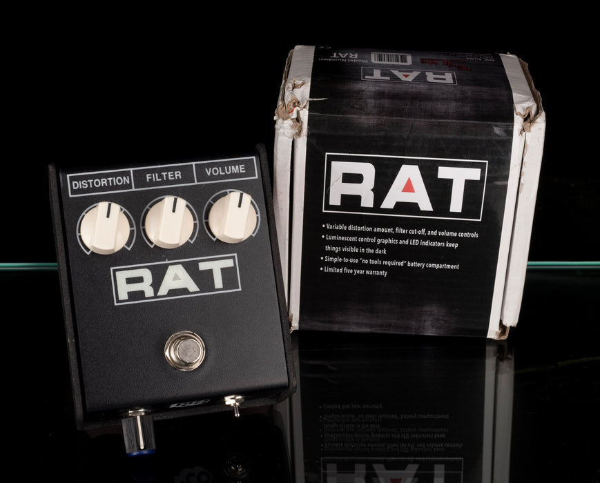 Used ProCo Rat 2 With Mods Distortion Guitar Effect Pedal With Box