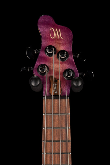Mayones Cali4 Bass 17.5" Scale 3A Quilted Maple Top/Swamp Ash Body Trans L.U.V. Finish with Case