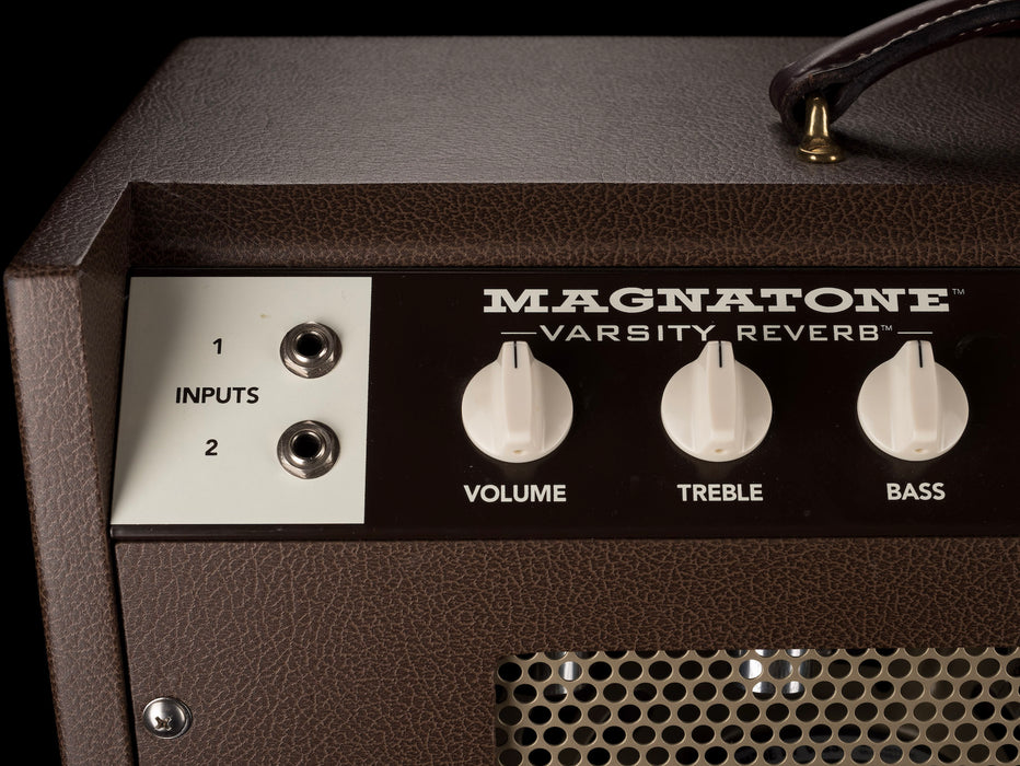 Pre Owned Magnatone Varsity Reverb Brown Guitar Amp Combo