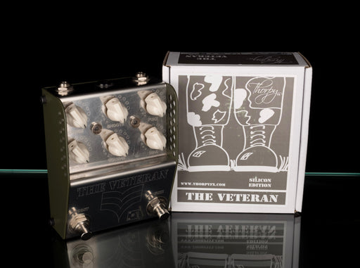 Used Thorpy FX The Veteran (Si) V2 Dual Fuzz Boost Guitar Pedal With Box
