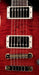 PRS S2 McCarty 594 Custom Color Fire Red Smokeburst with Gig Bag