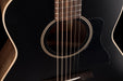Taylor GTe Blacktop Acoustic Electric Guitar With Aerocase