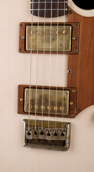 Used Moniker Guitars Texas BBQ 1 of 1 Trans White Electric Guitar with OHSC