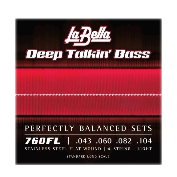 La Bella 760FL Flatwounds 43-104 Bass Strings