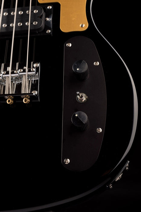 Used Eastwood Hooky Bass 4 Pro Black with Gig Bag