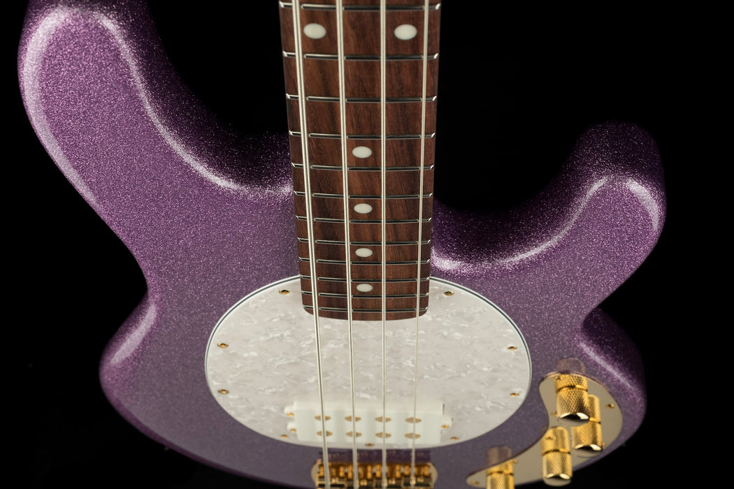 Ernie Ball Music Man StingRay Special Amethyst Sparkle Roasted Maple With Case