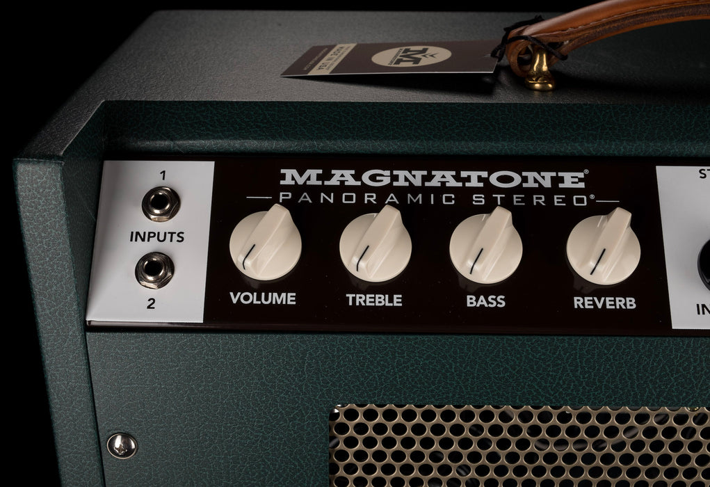 Magnatone Special Edition Panoramic Stereo Dark Green Guitar Amp Combo