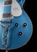 Pre Owned Gretsch Custom Shop Masterbuilt G6134CST Baritone Penguin NOS Lake Placid Blue With OHSC