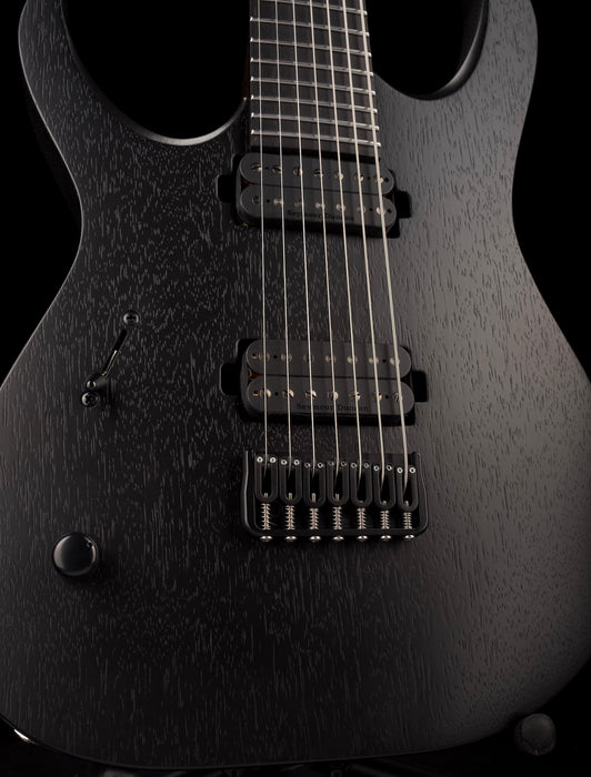 Mayones Duvette BL 7 Left Handed Black Limba Monolith Black Matte Finish