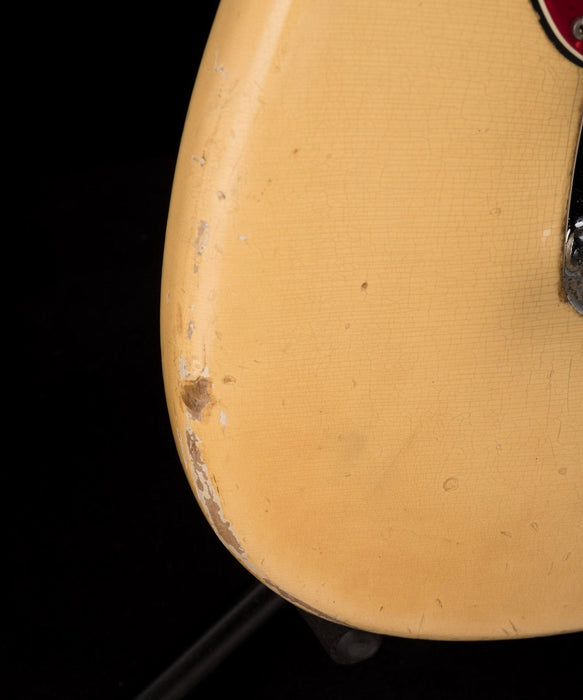 Pre Owned Vintage 1965 Fender Mustang Olympic White With Gig Bag