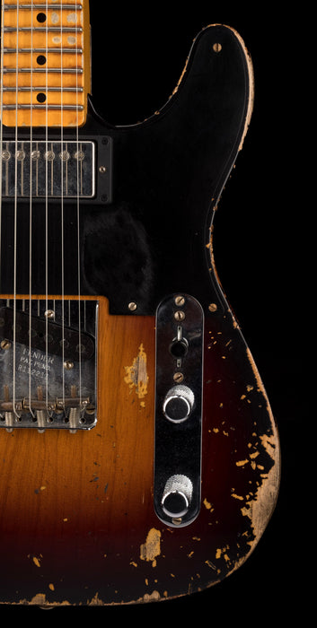 Used Fender Custom Shop Limited Edition 1951 Telecaster HS Heavy Relic Wide Fade 2-Tone Sunburst with OHSC
