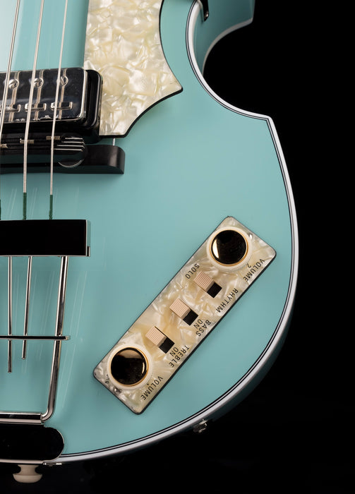 Hofner Limited Edition Light Green 1962 Violin Bass HOF-H500/1-62-LG-O with Case