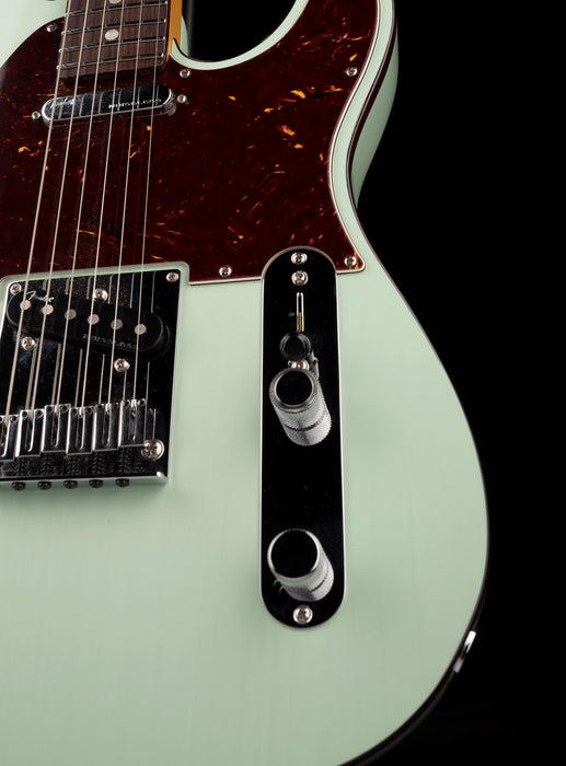 Pre Owned Fender Ultra Luxe Telecaster Transparent Surf Green with OHSC