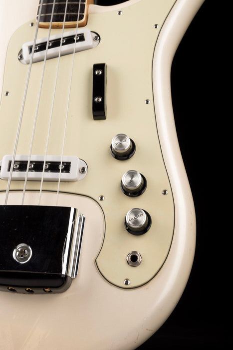 Vintage 1968 Yamaha SB-5A White “Flying Samurai” Bass