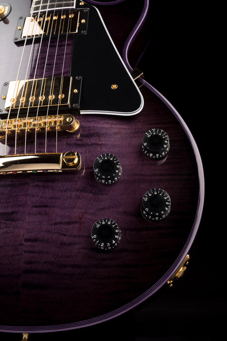 Pre Owned Gibson Custom Shop Les Paul Custom Purple Widow Burst With OHSC