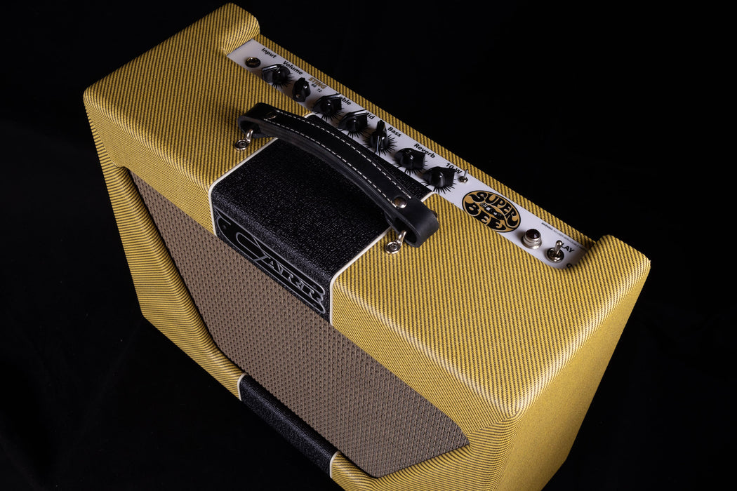 Carr 1x10 Super Bee Tweed with Black Tolex Stripe Combo Tube Guitar Amp