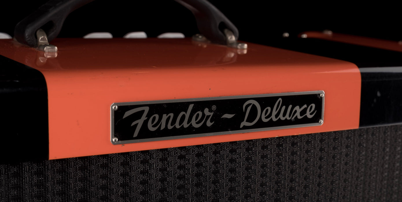 Pre Owned Fender HRDX Hot Rod Deluxe Limited Edition Orange & Black Tube Guitar Amp Combo