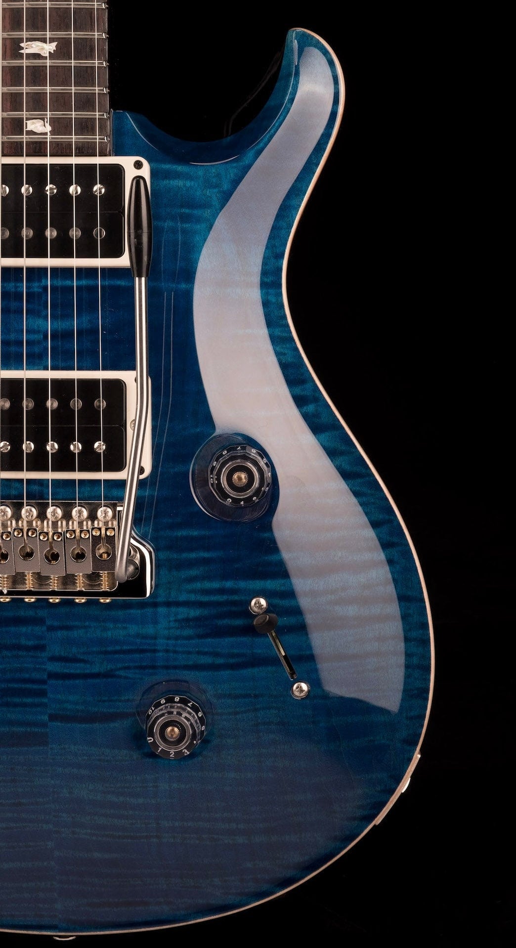 PRS Core Custom 24 Pattern Thin Custom Color Blue Matteo With Case - 2 ...