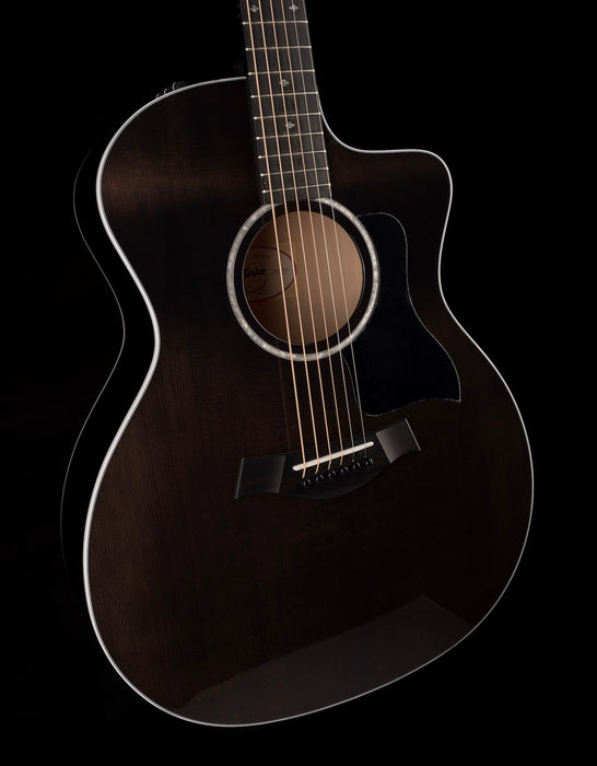 Taylor 214ce DLX LTD Trans Grey Acoustic Electric Guitar With Case