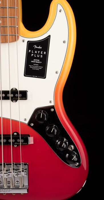 Fender Player Plus Jazz Bass V Tequila Sunrise With Gig Bag ***B-STOCK***