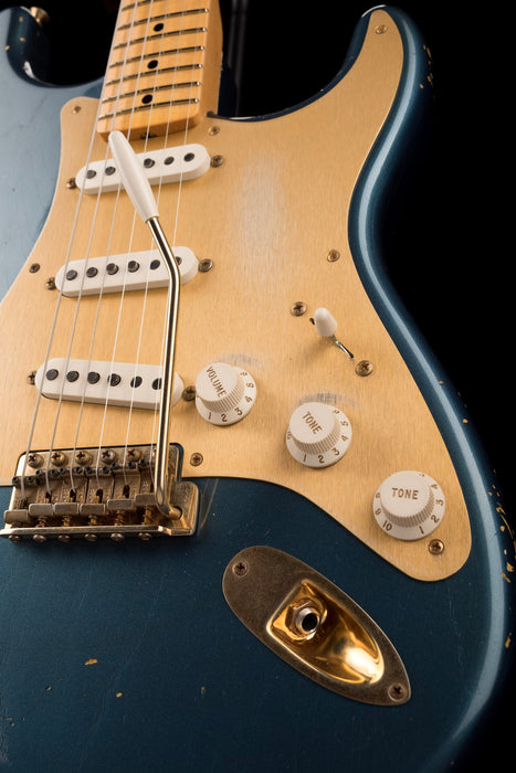 Used Fender Custom Shop 1956 Stratocaster Relic Aged Lake Placid Blue With OHSC