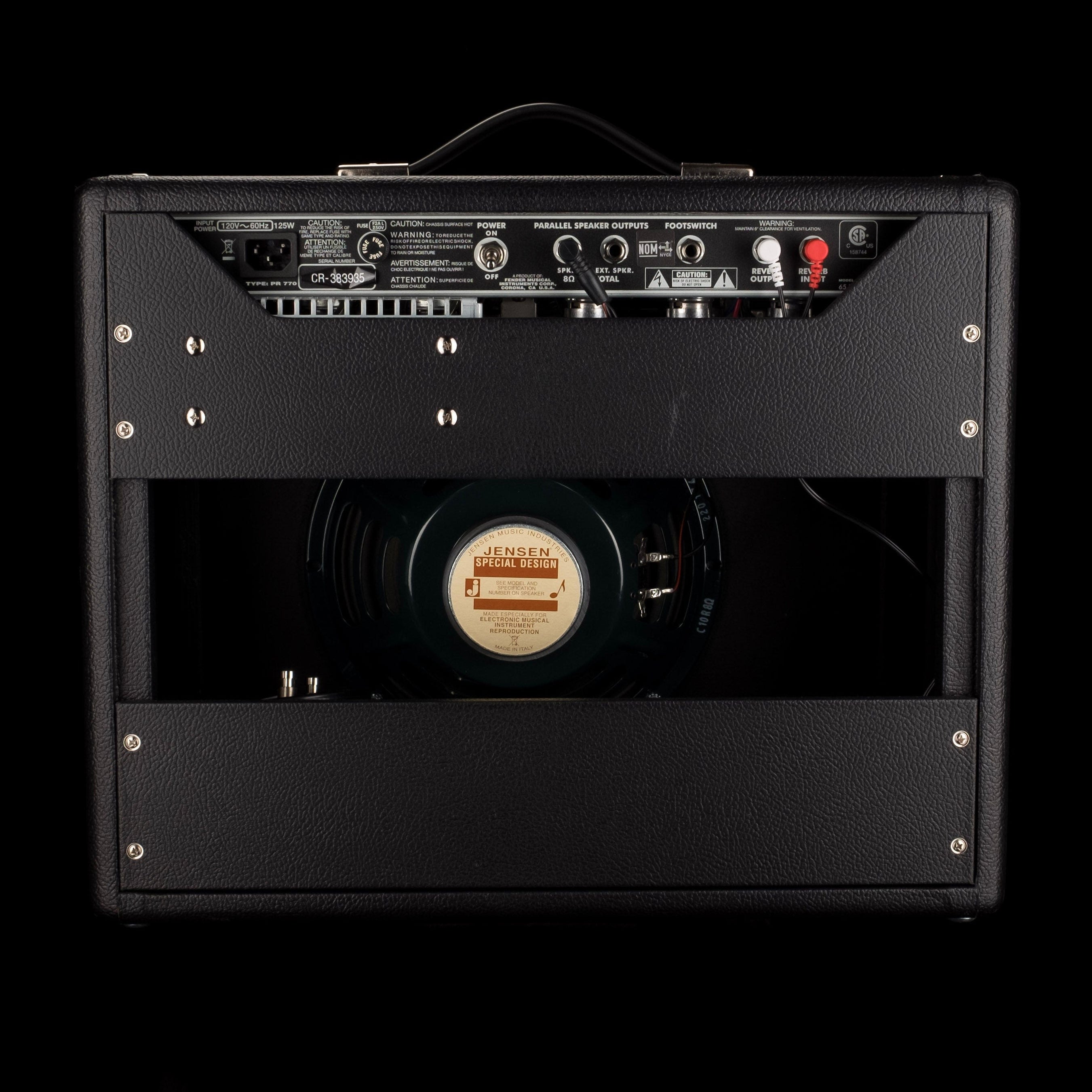 Used Fender 65 Princeton Reverb Reissue Guitar Amp Combo — Truetone Music