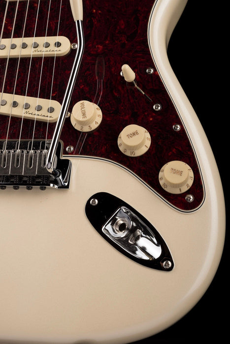 Used Fender Player Plus Stratocaster Olympic Pearl with Gig Bag