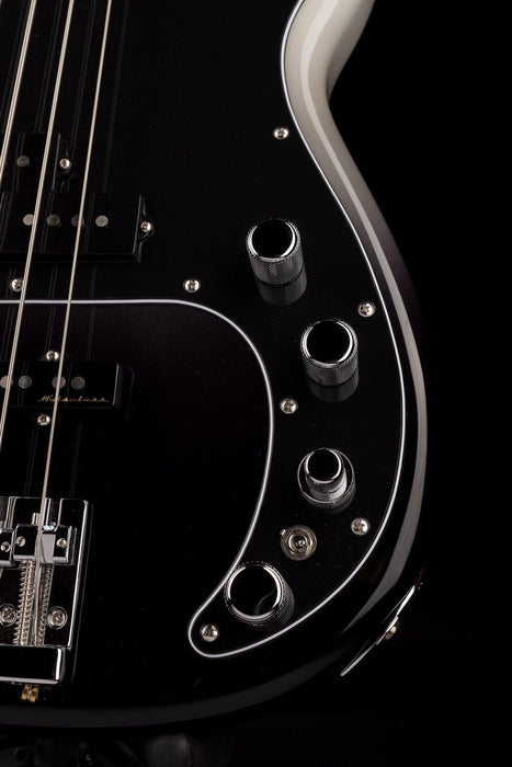 Used Fender Player Plus Active Precision Bass Silver Smoke with Gig Bag