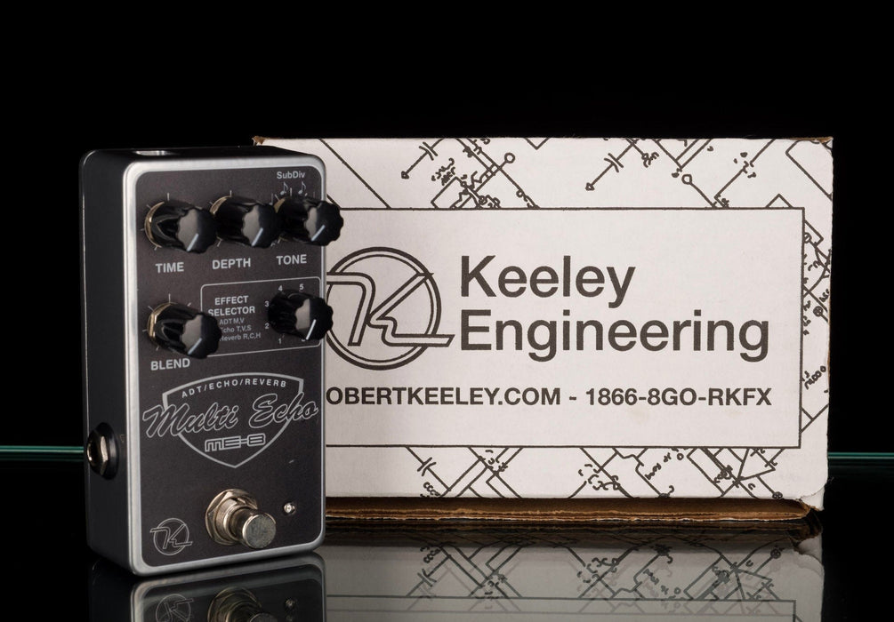 Used Keeley ME8 Multi Echo Guitar Effect Pedal With Box